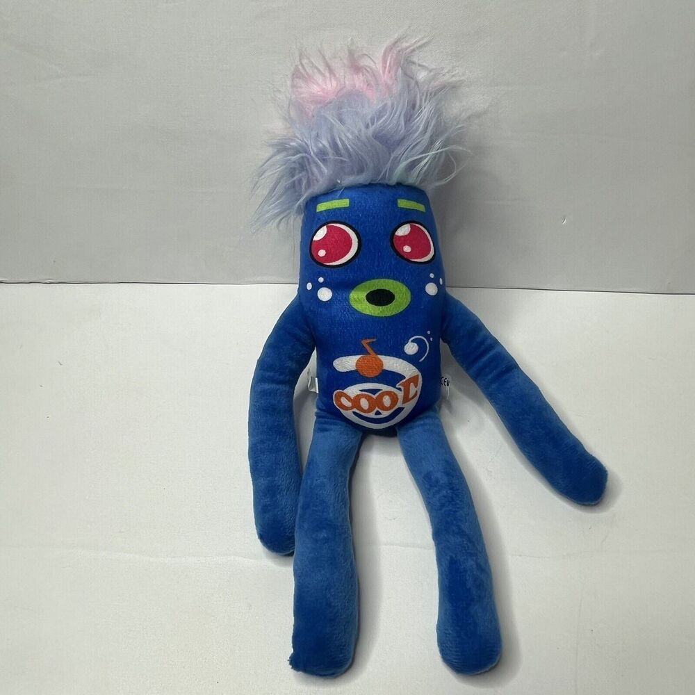 Nobody Sausage Blue Bendable Poseable Stuffed Tik Tok Plush 14”